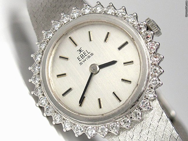 Ebel mit Brillantbesatz aus Wei gold watches