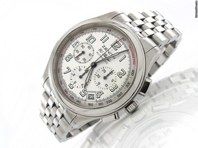 Zenith "El Primero Chronograph" 40mm Edelstahl Automatik watches