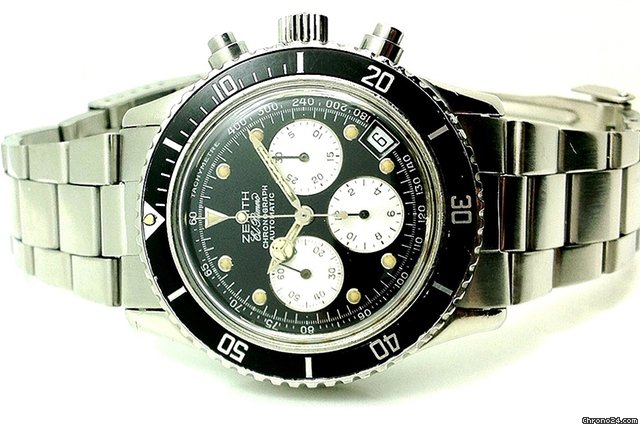 Zenith DE LUCA-Plexi- MINT Zwischenreferenz - EL-PRIMERO Vintage watches