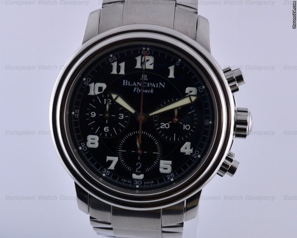 Blancpain Flyback Chronograph Black Dial SS/SS 38MM watches
