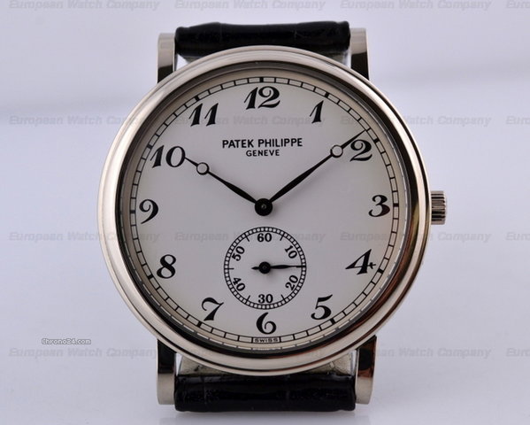 Patek Philippe Calatrava 18K White Gold Arabic Numerals 33MM watches