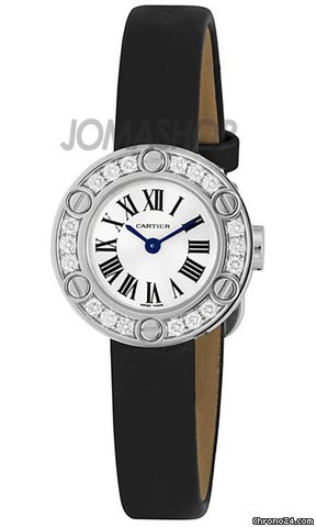 Cartier Love 18k White Gold Diamond Ladies Watch WE800331 watches