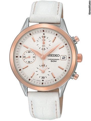 Seiko SNDY42P2 Damenuhr Chronograph watches