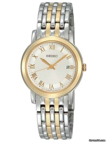 Seiko SXDB96P1 bicolor Damenuhr watches