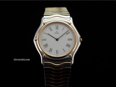 Ebel "Classic Wave" Herren 35mm Stahl/Gold watches