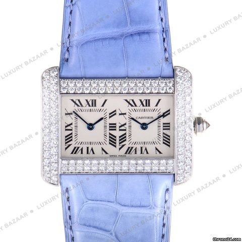 Cartier Divan Dual Time watches