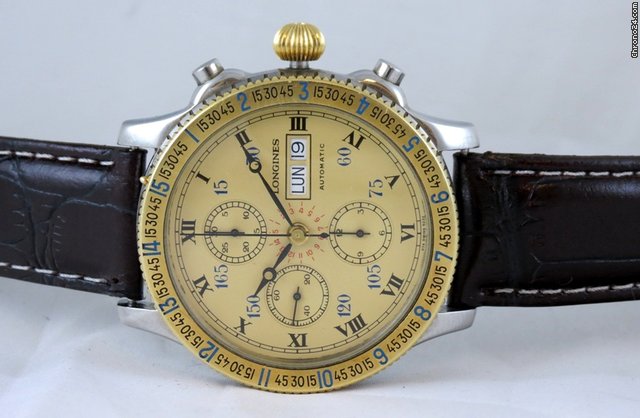 Longines LINDBERGH CHRONO DAY DATE HOUR ANGLE watches