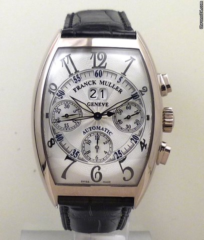 Franck Muller CHRONOGRAPH REF.7850 CC, 18 K WHITE G watches