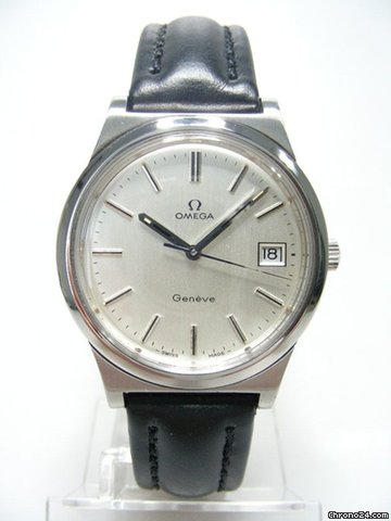 Omega Classique vintage steel/acier cadran silver dial watches