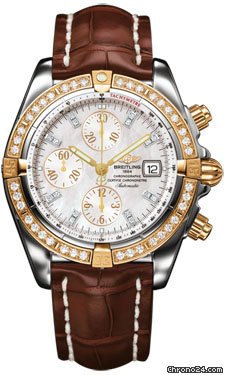 Breitling Chronomat Steel and Rose Gold Diamonds watches