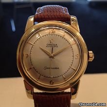 Omega vintage auto seamaster mint gold watches