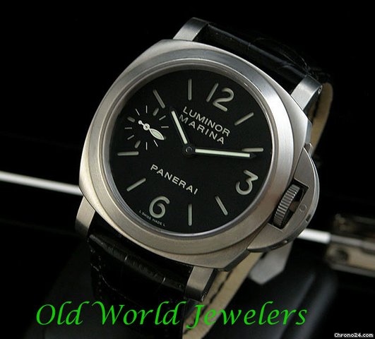 Panerai Luminor Marina 44mm Titanium Manual Wind watches