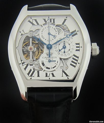 Cartier Platinum XL Tortue Grand Complication Watch 15 Pieces Made watches