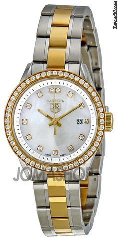 TAG Heuer Carrera Two Tone Diamond Ladies Watch WV1451B.D0797 watches