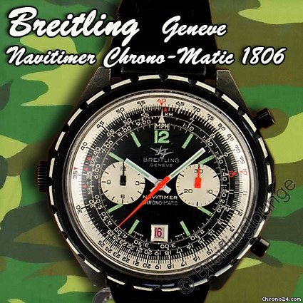 Breitling Navitimer -Black Steel- -Big Case- 1806 watches