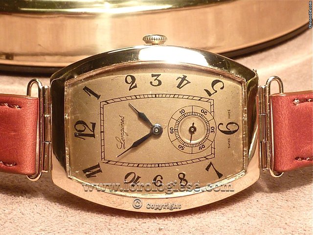 Longines Tank Tonneau Curvex Extreme Extra Large - Solid Gold watches