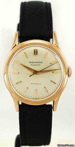 Movado 18K pink gold kingmatic watch watches