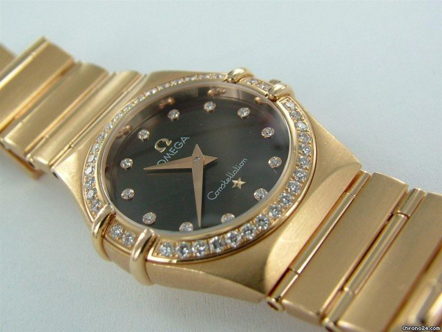 Omega Constellation lady, 18crt. rose watches