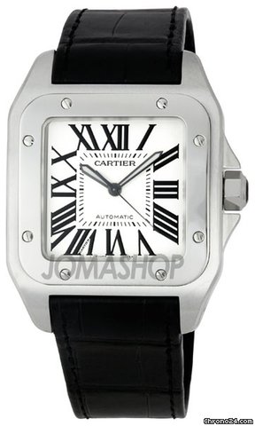 Cartier Santos 100 Steel Automatic XL Mens Watch W20073X8 watches
