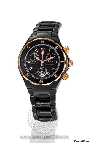 Michele Tahitian Black Ceramic Ladies Watch MWW12A000010 watches