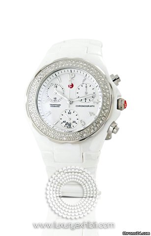 Michele Tahitian White Ceramic Ladies Watch MWW12B000001 watches