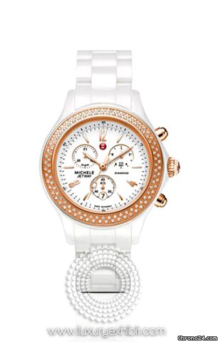 Michele Jetway White Ceramic Ladies Watch MWW17B000008 watches