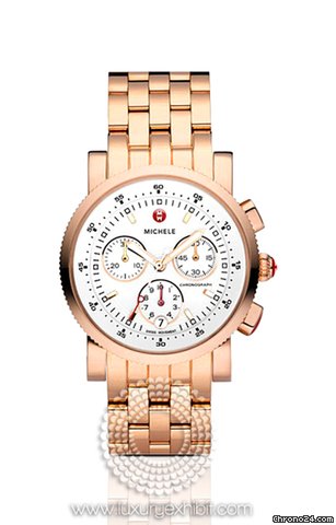 Michele Sport Sail Rose Gold-plated Stainless Steel Ladies Watch MWW01C000064 watches