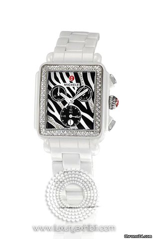 Michele Deco White Ceramic Ladies Watch MWW06F000010 watches