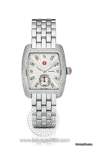 Michele Urban Mini Diamond Stainless Steel Ladies Watch MWW02A000508 watches