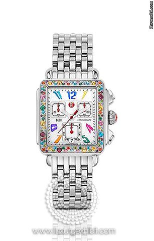 Michele Deco Day Stainless Steel Ladies Watch MWW06P000050 watches