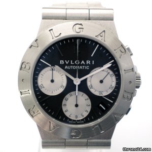 Bulgari Chronograph mit 2 Jahren Garantie watches