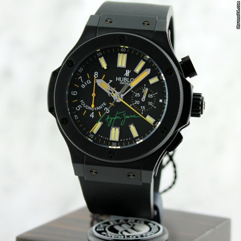 Hublot Big Bang AYRTON SENNA Foudroyante Rattrapante BLACK CERAMIC watches