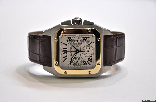 Cartier Santos 100 Chronograph watches