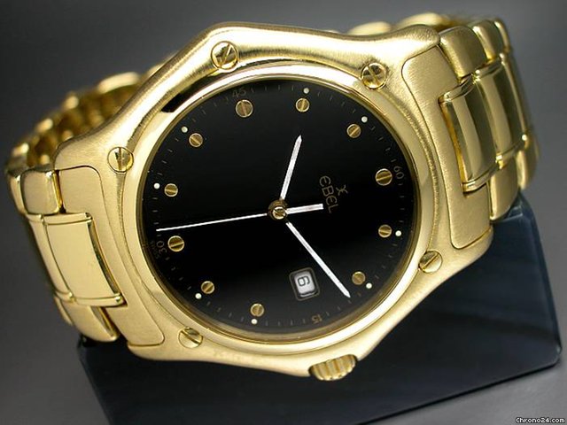 Ebel "1911 Medium" Band und Geh?use in 18K/750 Gelbgold watches