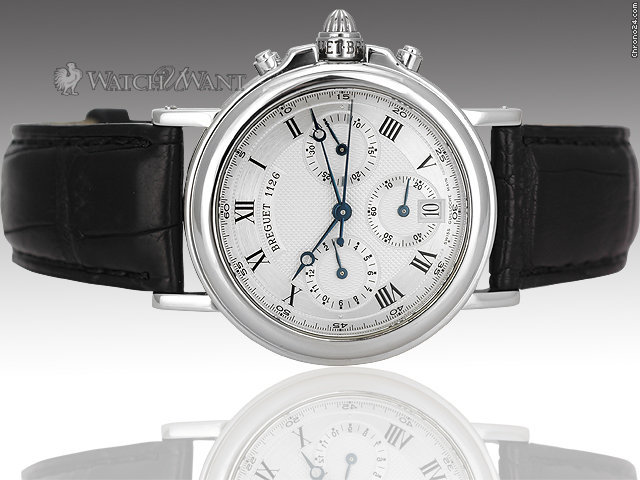Breguet Marine Chronograph Automatic - 36mm Platinum - Ref 3460pt/12/996 watches