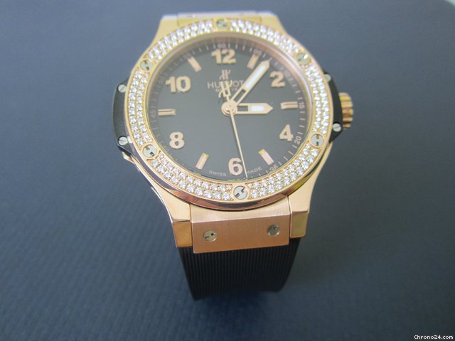 Hublot Big Bang 38mm Rotgold & Diamantl¨¹nette watches