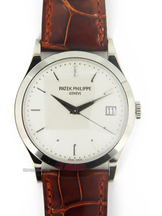 Patek Philippe 18k white gold Calatrava watches