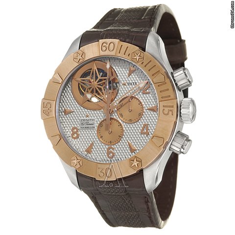 Zenith Men's Defy Classic Tourbillon Gold & Steel Watch watches
