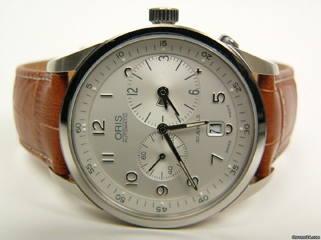 Oris classic steel and leather. Ref. 7513 watches