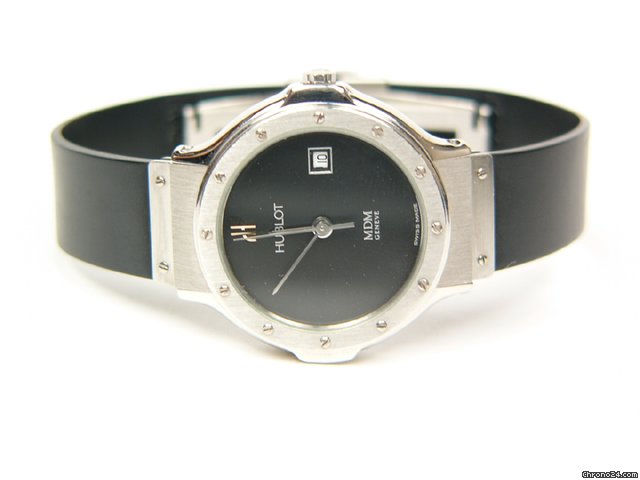 Hublot classic lady steel and rubber Mod. 1393.1 watches