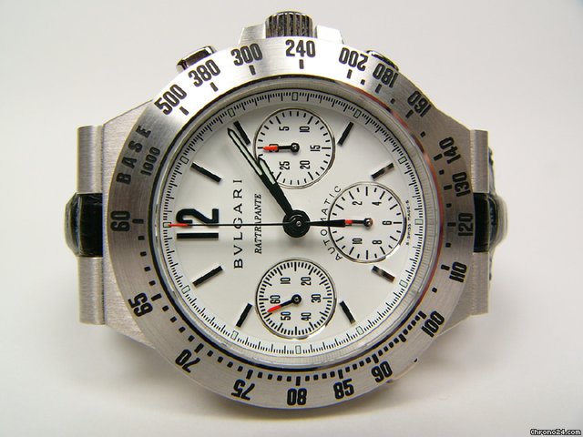 Bulgari Diagono Rattrapante white gold Mod. CHW40GTARA watches