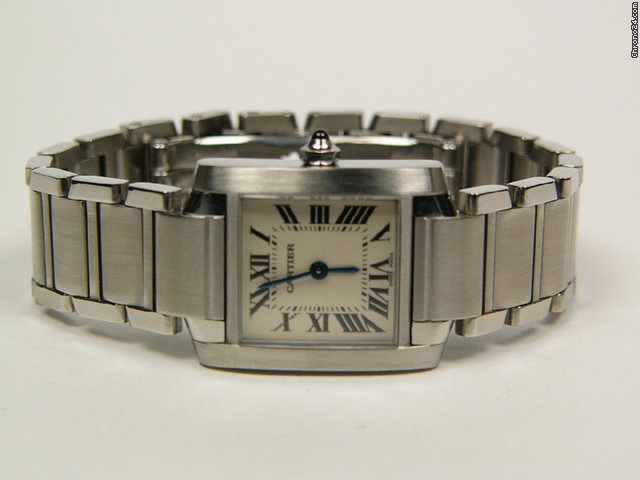 Cartier Tank Francaise stainless steel Mod. 2384 watches