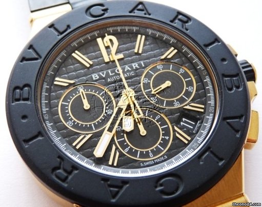 Bulgari DIAGONO 18K GOLD CHRONOGRAPH MENS WATCH watches