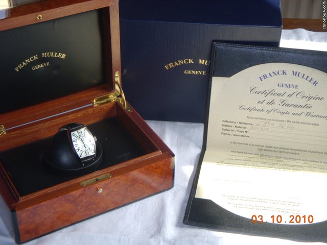 Franck Muller CASABLANCA GRAN DATA watches