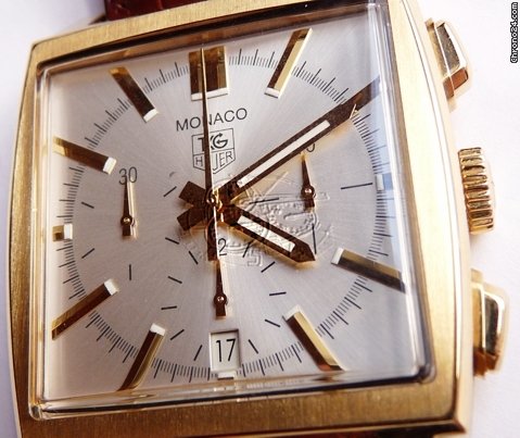 TAG Heuer MONACO 18K GOLD CHRONOGRAPH MENS WATCH watches