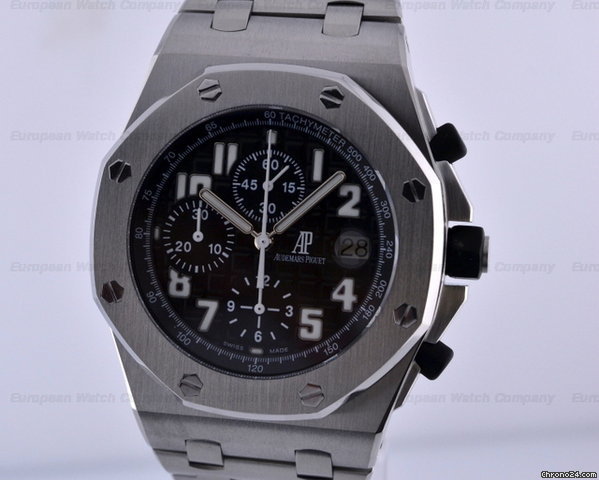 Audemars Piguet Royal Oak Offshore SS/SS Black Dial 46MM watches