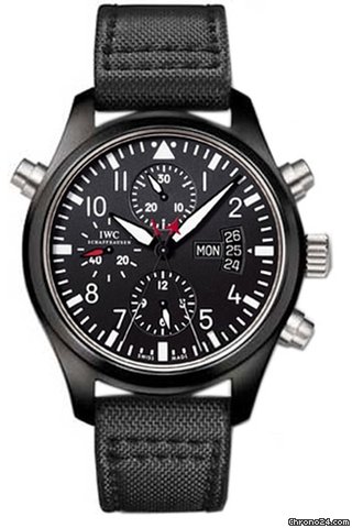 IWC Pilots Double Chronograph Top Gun watches