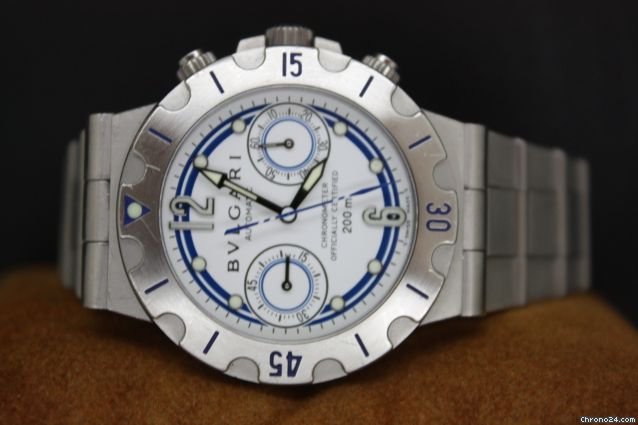 Bulgari Bvlgari Scuba Chrono Swan ltd. edition watches