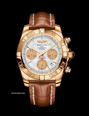 Breitling Chronomat 41 Boite OR 105.5238 GR Pearl watches