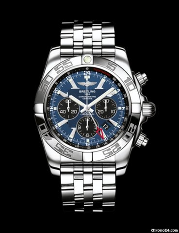 Breitling Chronomat GMT Bleu Blackeye watches